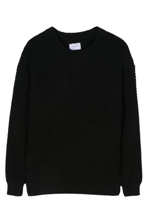 Black wool blend sweater FAMILY FIRST | SWF2411BLACK